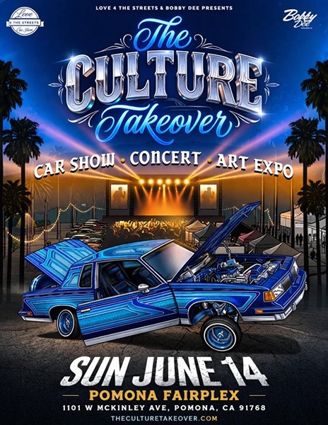 The Culture Takeover Car Show flyer June 2026